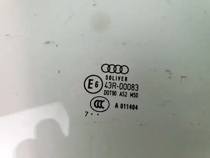 Audi A6 S6 C6 4F (2008 - 2011) Стекло передней двери — фото 5