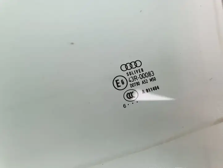 Audi A6 S6 C6 4F (2004 - 2008) Стекло передней двери — фото 3