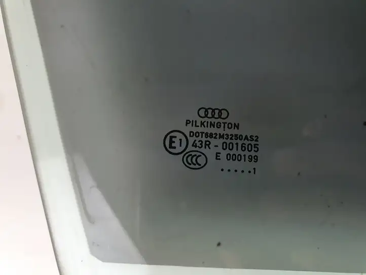 Audi A4 (2007 - 2011)   Основное стекло передних дверей (четырехдверного автомобиля)