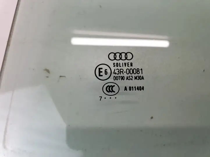 Audi A6 S6 C6 4F (2004 - 2008) Стекло задней двери — фото 3