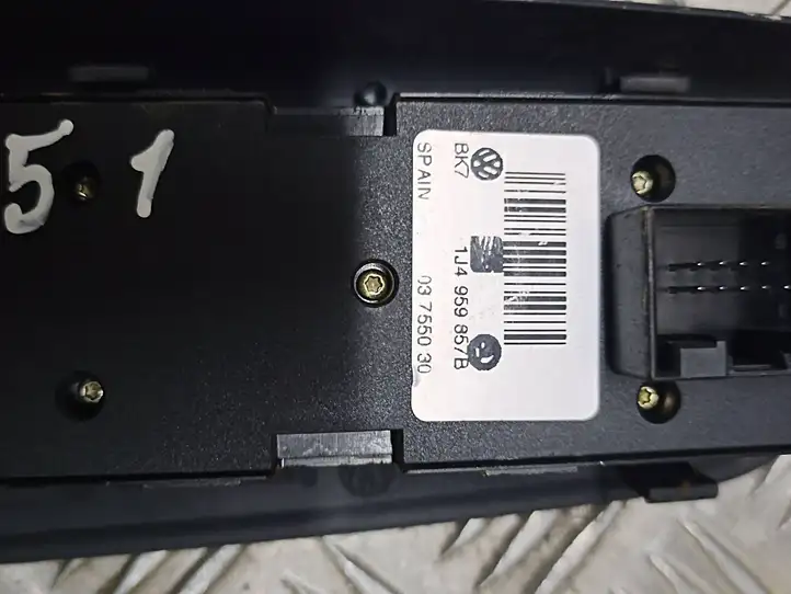 Volkswagen PASSAT B5.5 (2001 - 2005) 1J4959857B Блок кнопок стеклоподъемников — фото 2