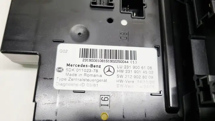 Mercedes-Benz SL R231 (2012 - 2019) A2319006106 Блок предохранителей — фото 3