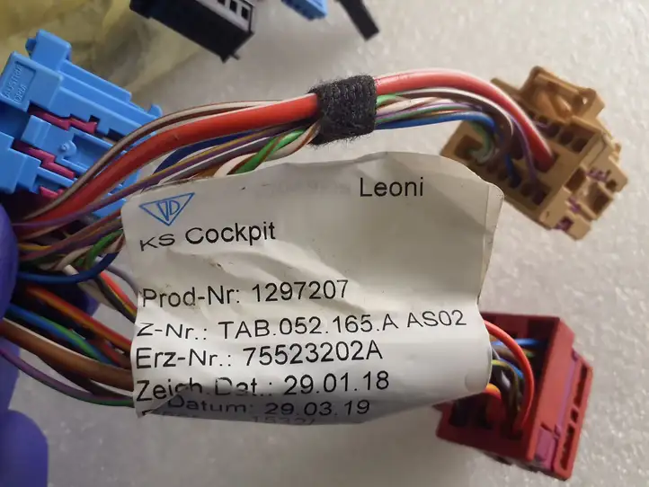 Porsche Cayman (2016 - )  75523202A Проводка панели