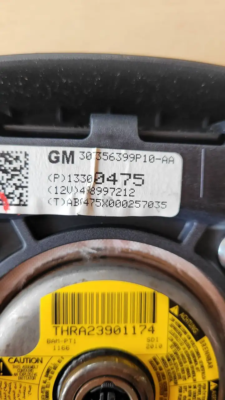 Opel Meriva B (2010 - 2014) 30356399P10A Подушка безопасности руля — фото 6