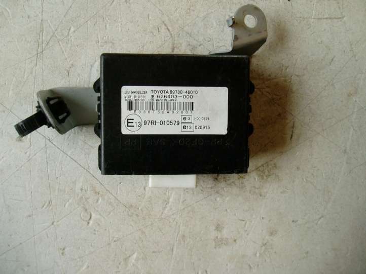 8978048010 Lexus RX 330 - 350 - 400H Imobilaizerio valdymo blokas