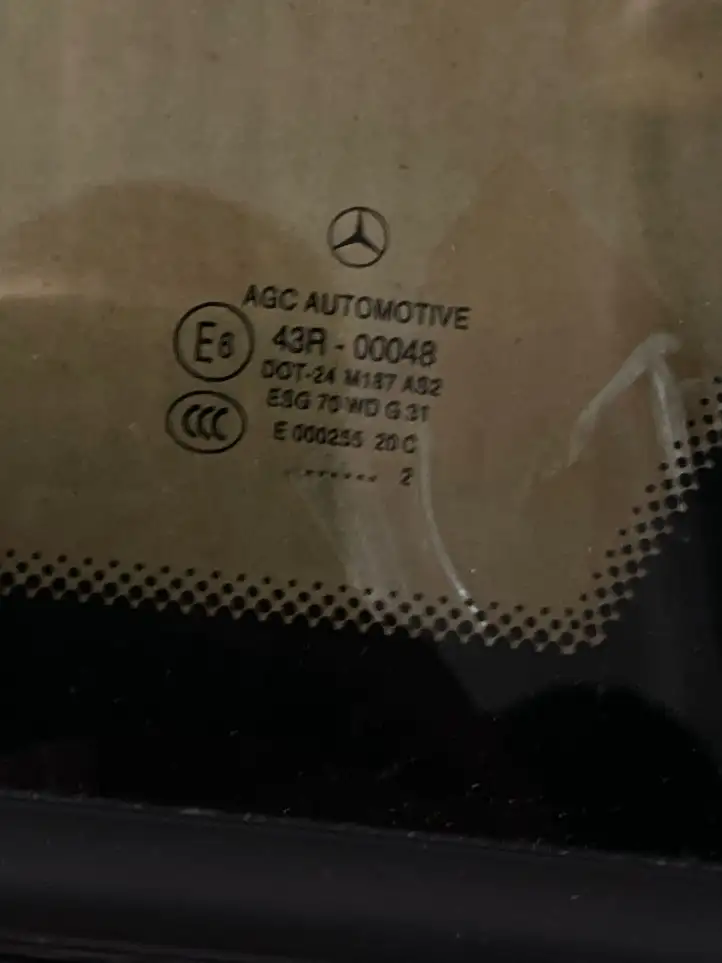 Mercedes-Benz C W204 (2007 - 2014) Заднее боковое стекло — фото 2
