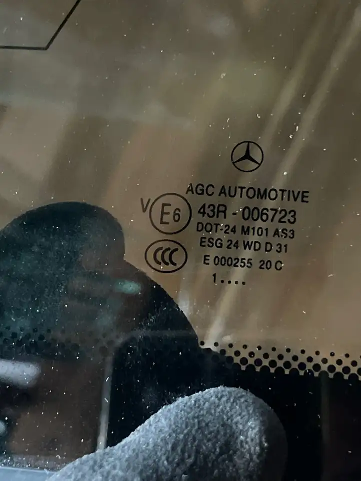 Mercedes-Benz C W204 (2007 - 2014) Заднее боковое стекло — фото 2
