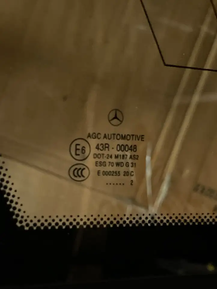 Mercedes-Benz C W204 (2007 - 2014) Заднее боковое стекло — фото 2