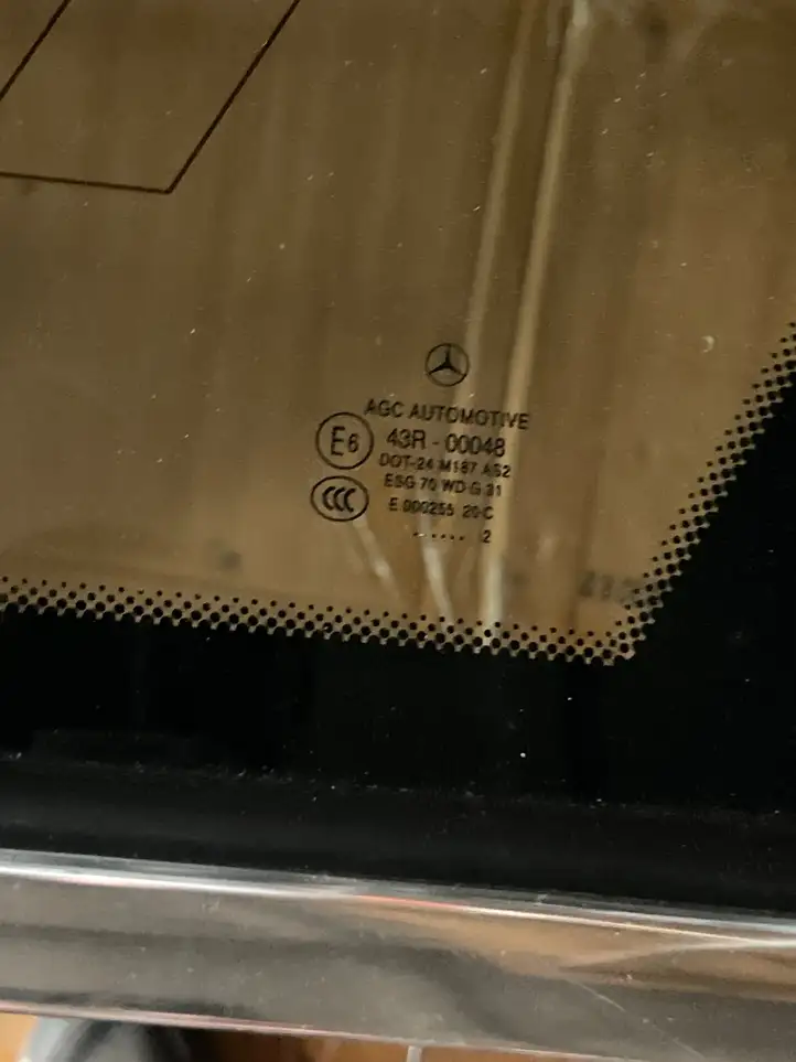 Mercedes-Benz C W204 (2007 - 2014) Заднее боковое стекло — фото 2