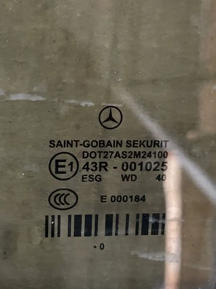 Mercedes-Benz E W212 (2009 - 2016) Стекло задней двери — фото 2