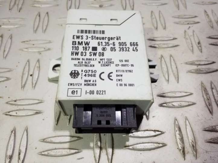 61356905666 BMW 5 E39 Imobilaizerio valdymo blokas