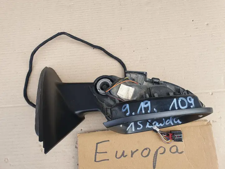 Skoda Octavia Mk3 (5E) (2013 - 2019) 5E1857408BK Боковое зеркало с электроприводом — фото 7