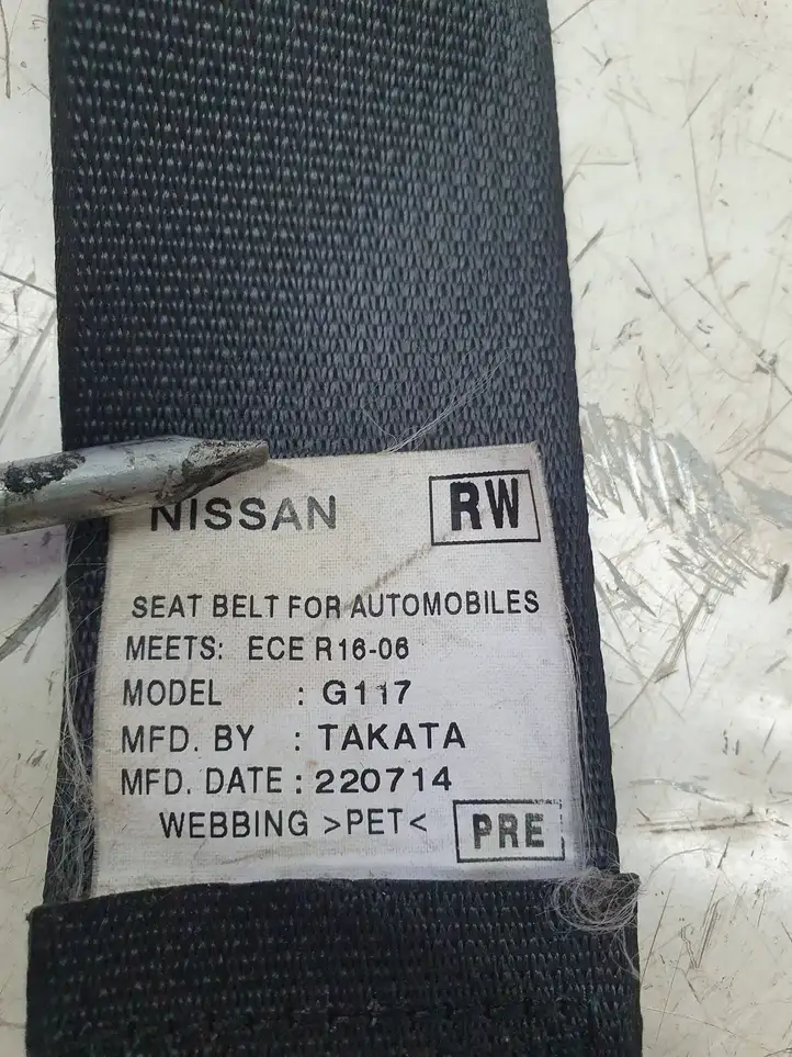 Nissan Qashqai (2013 - 2017) 868844EA2A Передний ремень безопасности — фото 7