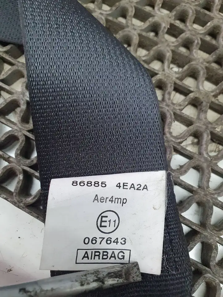 Nissan Qashqai (2013 - 2017) 868854EA2A Передний ремень безопасности — фото 3