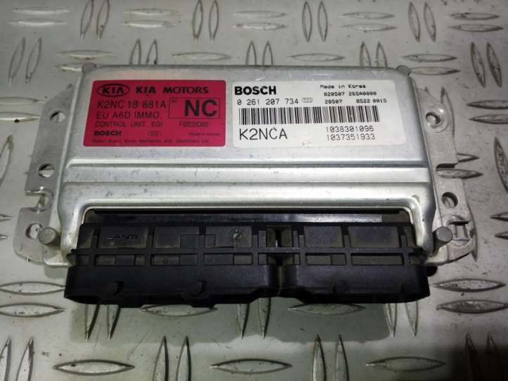 0261207734 KIA Shuma Galios (ECU) modulis