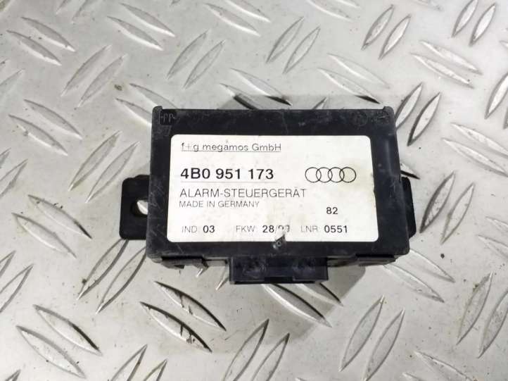 4B0951173 Audi A6 S6 C5 4B Signalizacijos valdymo blokas