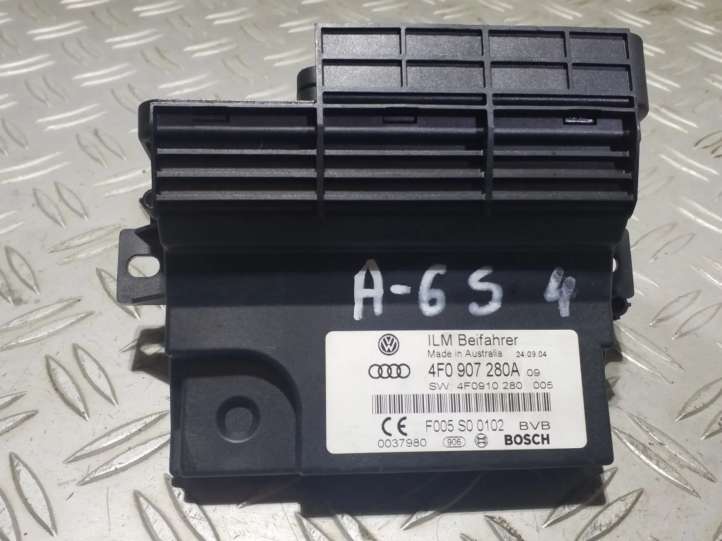 4F0907280A Audi A6 S6 C5 4B Maitinimo valdymo blokas