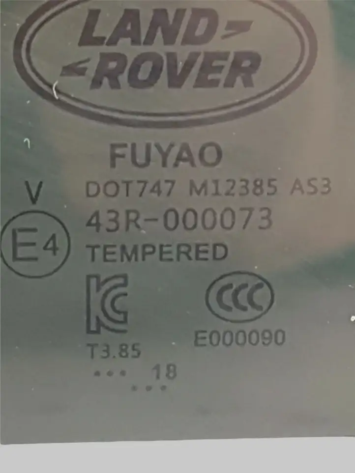 Land Rover Evoque II (2018 - ) DOT747M12385AS3 Заднее боковое стекло — фото 2