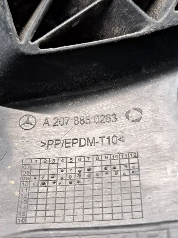 Mercedes-Benz E C207 W207 (2009 - 2017) A2078850263 Кронштейн переднего бампера — фото 3