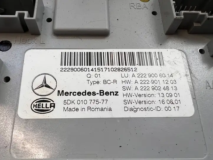 Mercedes-Benz GLC X253/C253 (2015 - ) Блок предохранителей — фото 2