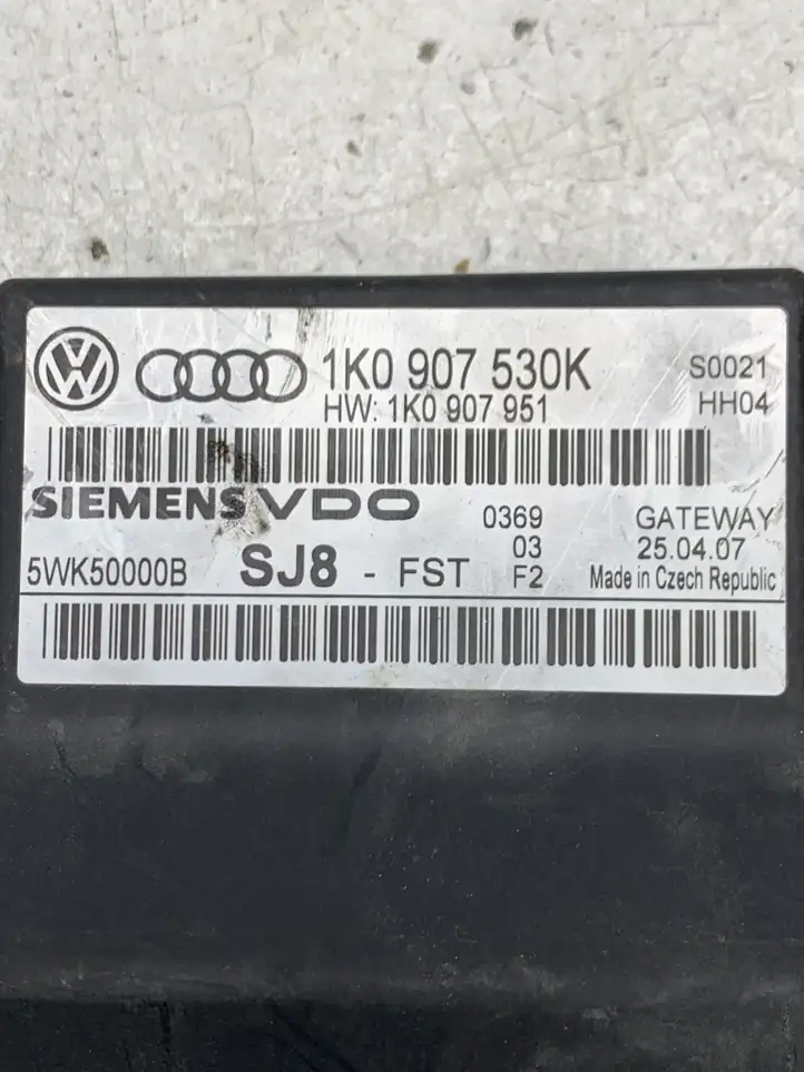 Volkswagen Touran I (2003 - 2010) 1K0907530K Модуль Gateway — фото 3