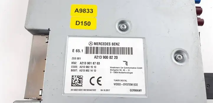 Mercedes-Benz E W213 (2016 - ) A2139008220 Модуль управления видео — фото 2