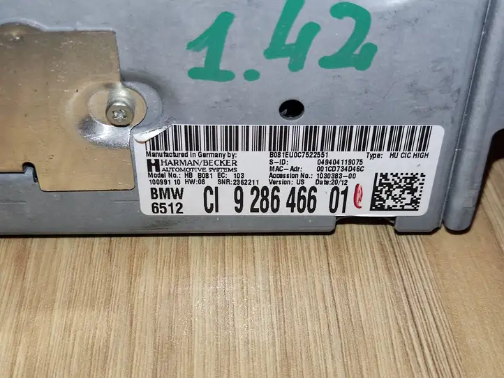 BMW 3 F30 F35 F31 (2012 - 2018) 9286466 Магнитола / мультимедийная система — фото 7