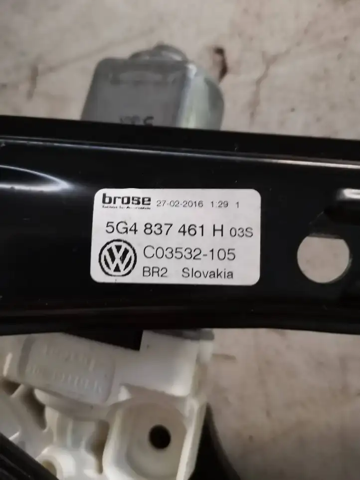 Volkswagen Golf VII (2013 - 2019) 5G4837461H Электростеклоподъемник передний (комплект) — фото 3
