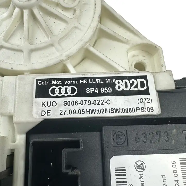 Audi A3/S3 8P (2004 - 2008) 8P4959802D Стеклоподъемник задней двери — фото 6