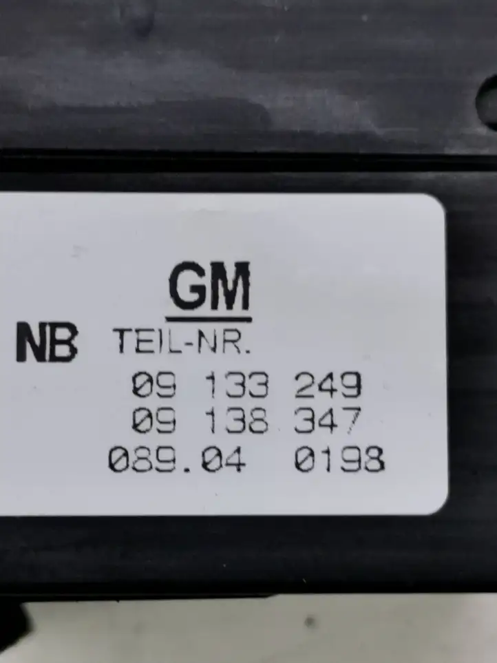 Opel Zafira A (1999 - 2003) 09138347 Включатель фонарей — фото 5