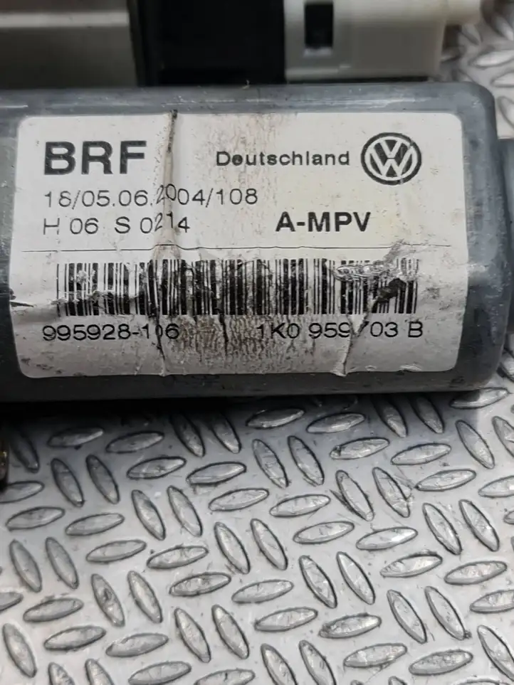 Volkswagen Touran I (2003 - 2010) 1K0959703B Стеклоподъемник задней двери — фото 5
