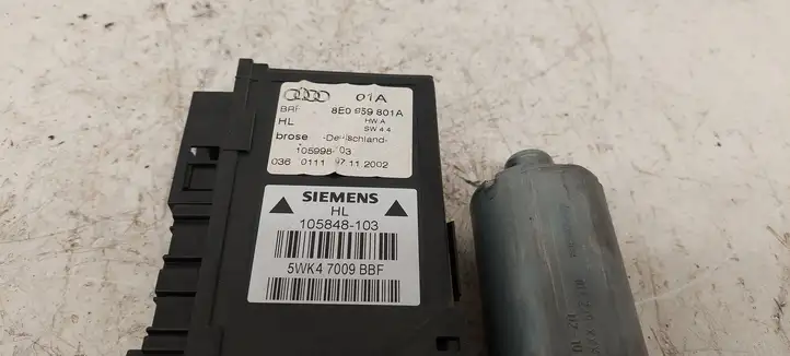 Audi A4 S4 B6 8E 8H (2000 - 2006) 8E0959801A Стеклоподъемник задней двери — фото 5