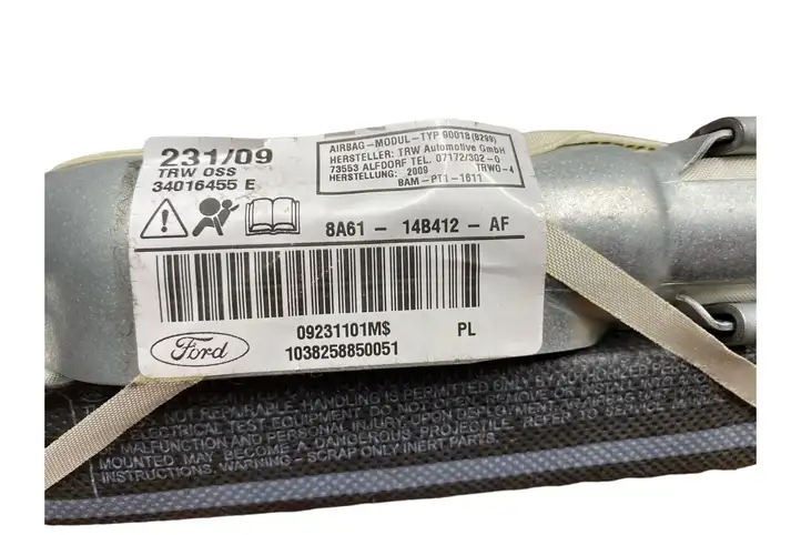 Ford Fiesta (2006 - 2008) 8A6114B412AF Боковая подушка безопасности шторка — фото 4