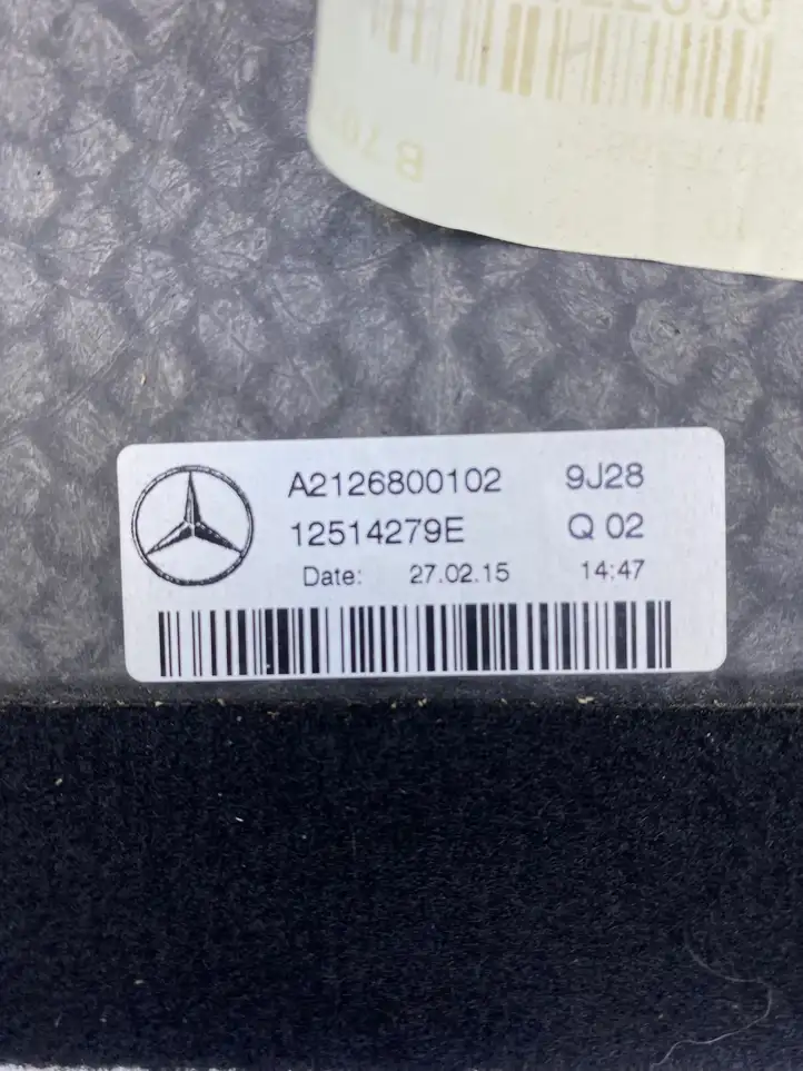 Mercedes-Benz E W212 (2009 - 2016) A2126800102 Коврик багажника — фото 3