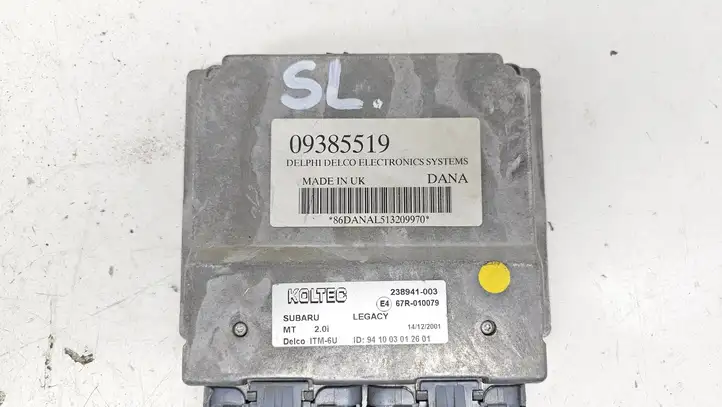 Subaru Legacy (1999 - 2003) 09385519 Блок управления двигателем (ЭБУ) — фото 1