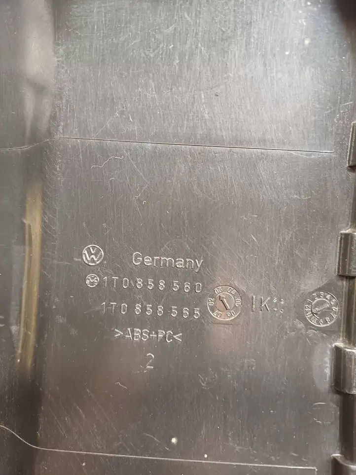 Volkswagen Touran I (2003 - 2010) 1T0858565 Обшивка рулевой колонки — фото 5