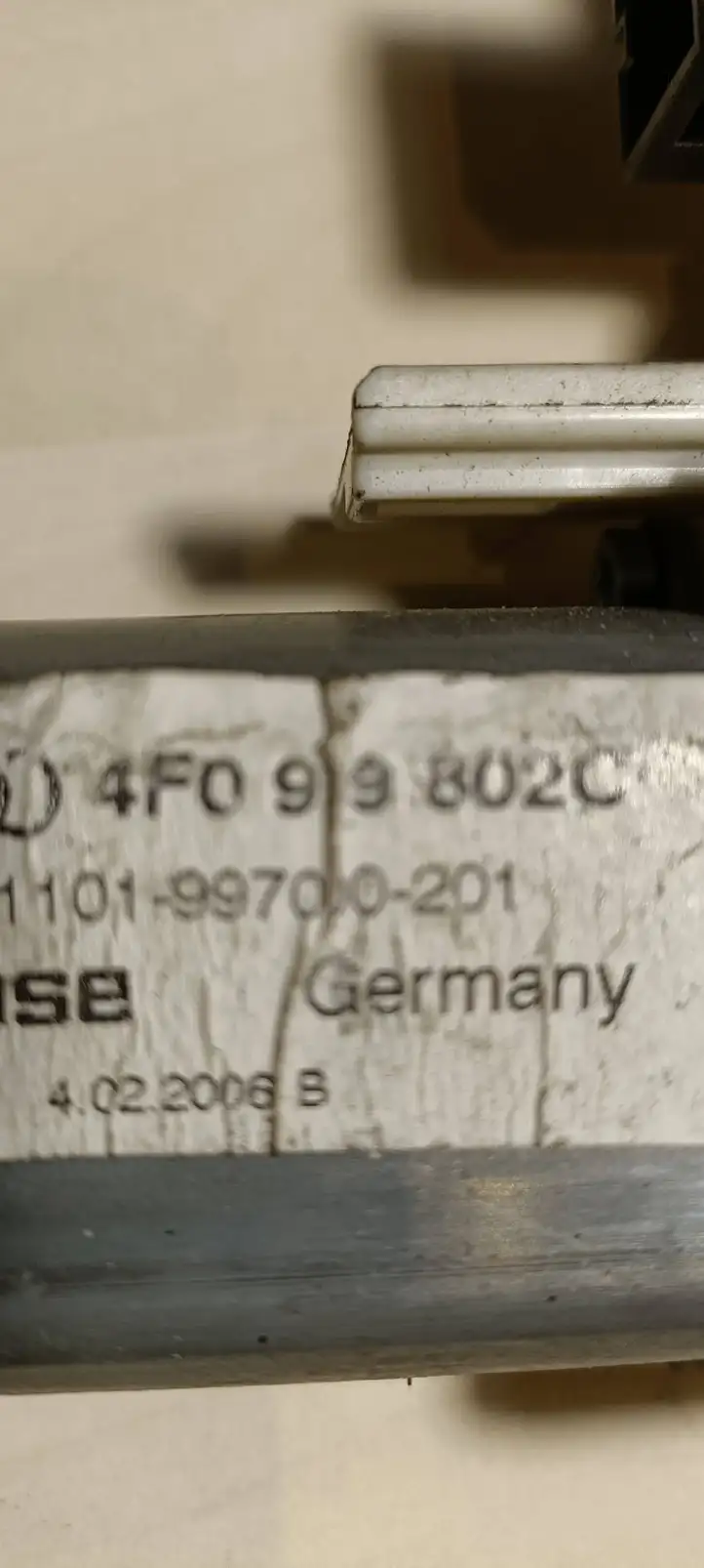 Audi A6 S6 C6 4F (2004 - 2008) 4F0959802C Стеклоподъемник задней двери — фото 5