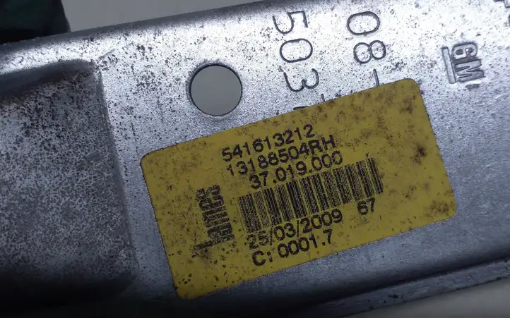 Opel Corsa D (2006 - 2010) 541613212 Механический стеклоподъемник задней двери — фото 4