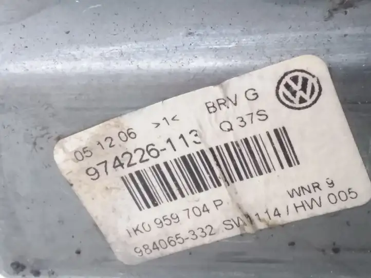 Volkswagen PASSAT B6 (2005 - 2010) 974226113 Стеклоподъемник задней двери — фото 3