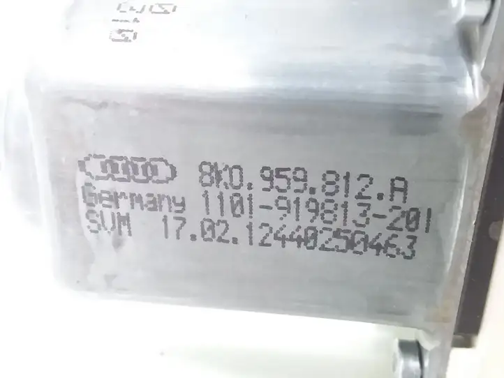 Audi A4 S4 B8 8K (2007 - 2011) 8K0959812A Стеклоподъемник задней двери — фото 2
