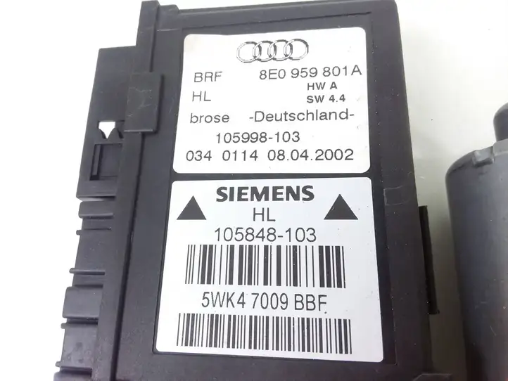 Audi A4 S4 B6 8E 8H (2000 - 2006) 8E0959801A Стеклоподъемник задней двери — фото 4