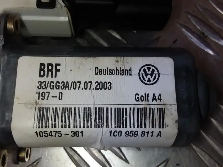 Volkswagen Golf IV (1998 - 2005) 1C0959811A Стеклоподъемник задней двери — фото 5