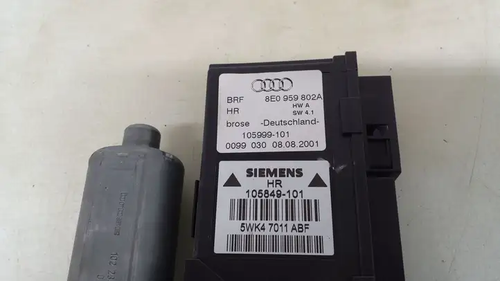Audi A4 S4 B6 8E 8H (2000 - 2006) 8E0959802A Стеклоподъемник задней двери — фото 4