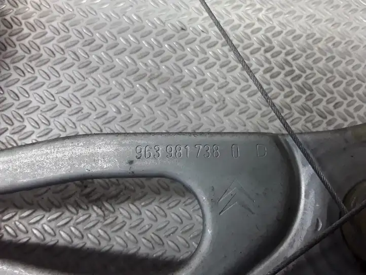 Citroen C3 (2002 - 2009) 9639817380D Механический стеклоподъемник задней двери — фото 3