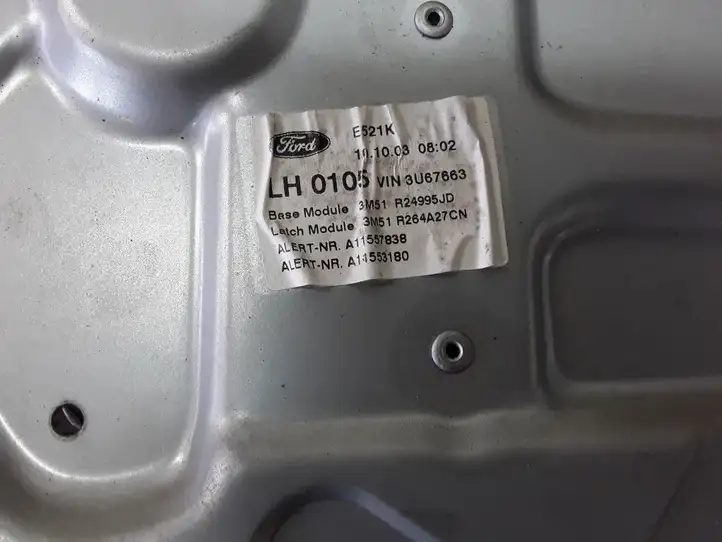 Ford Focus C-MAX (2003 - 2010) 3M51R24995 Механический стеклоподъемник задней двери — фото 2
