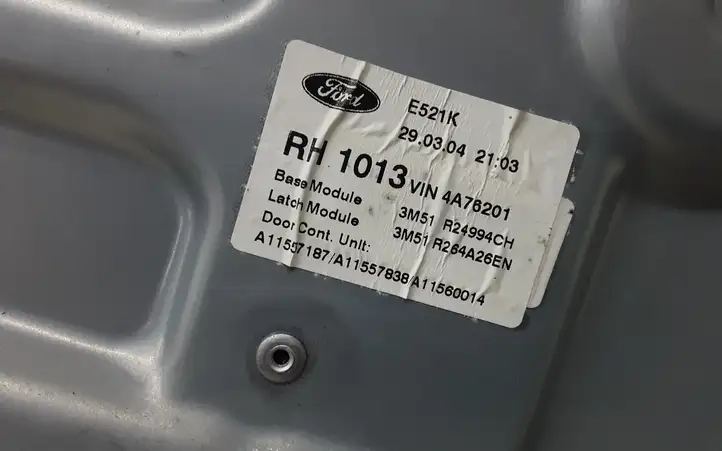 Ford Focus C-MAX (2003 - 2010) 3M51R24994CH Механический стеклоподъемник задней двери — фото 2