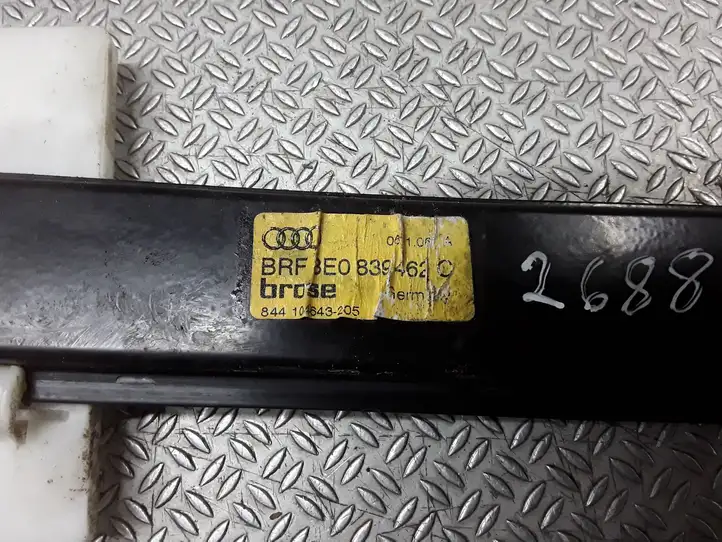 Audi A4 S4 B7 8E 8H (2004 - 2009) 8E0839462C Механический стеклоподъемник задней двери — фото 2
