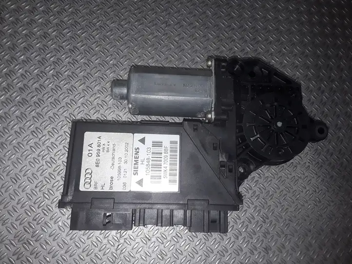 Audi A4 S4 B6 8E 8H (2000 - 2006) 8E0959801A Стеклоподъемник задней двери — фото 1