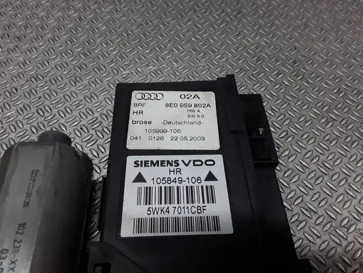 Audi A4 S4 B6 8E 8H (2000 - 2006) 8E0959802A Стеклоподъемник задней двери — фото 2