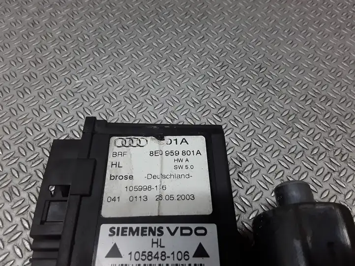 Audi A4 S4 B6 8E 8H (2000 - 2006) 8E0959801A Стеклоподъемник задней двери — фото 2